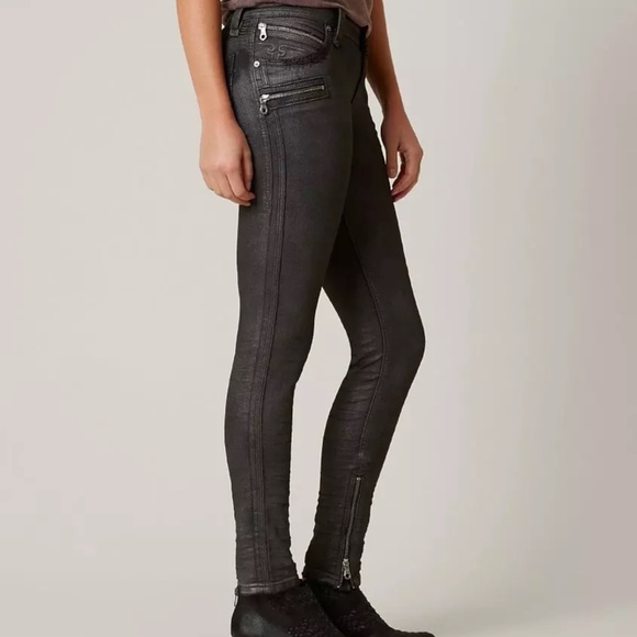 ROCk REVIVAL Moto Camille Skinny Stretch Jean size 26 - Picture 2 of 6